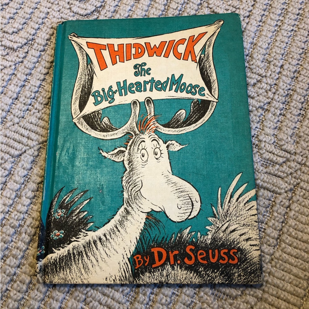 Vintage 1948 Thidwick the Big-Hearted Moose by Dr.Seuss hardcover book - Picture 1 of 9